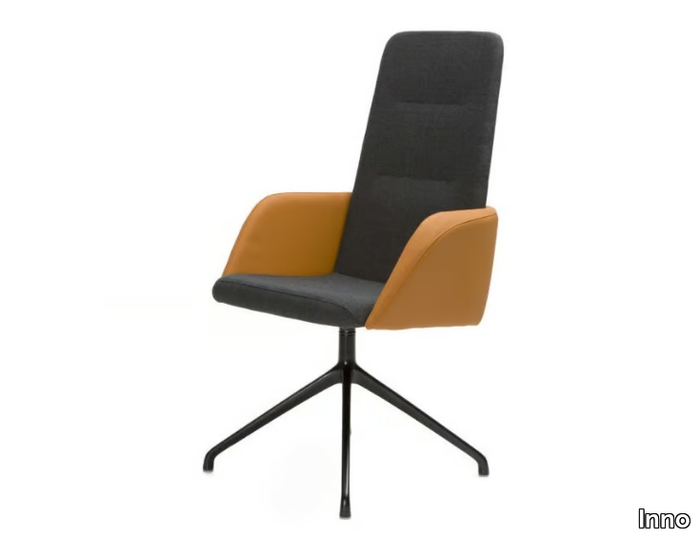 TILT L YB - Trestle-based easy chair with armrests _ Inno