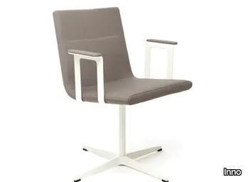 BASSO M - Upholstered easy chair with armrests _ Inno