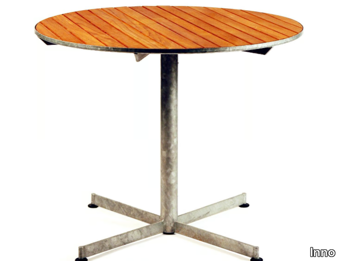 TERRACE - Round teak table _ Inno