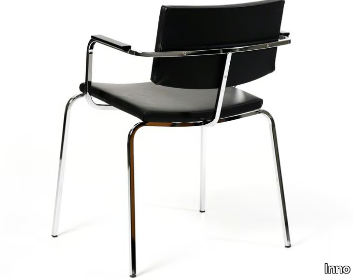 SLIM - Stackable restaurant chair with armrests _ Inno