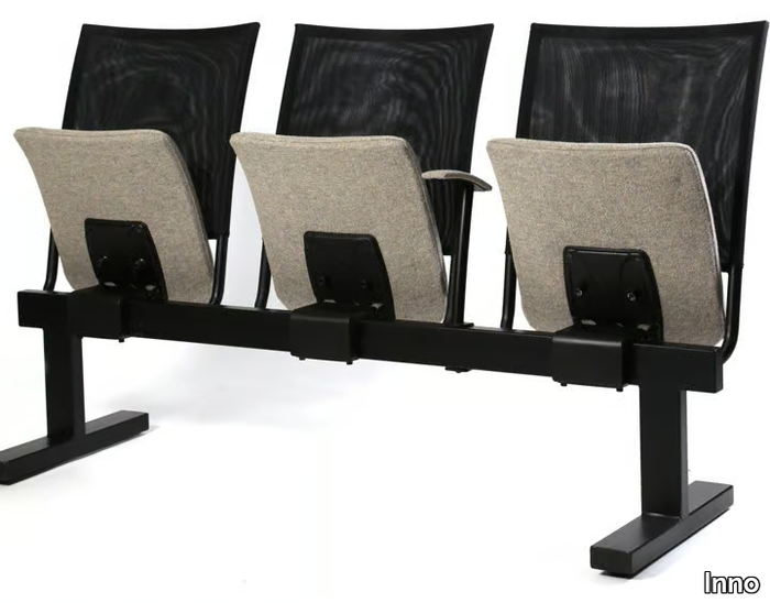 SESSIO - Beam seating with tip-up seats _ Inno