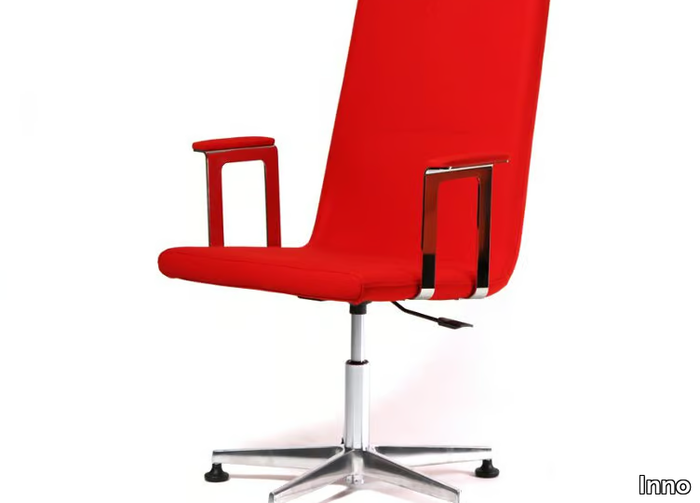 BASSO L - Chair with castors with armrests _ Inno