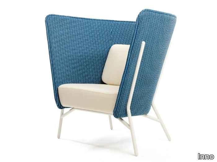 AURA CHAIR M - Fabric armchair high-back _ Inno