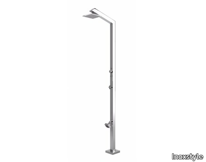 TECNO CUBE ML STYLO - Stainless steel outdoor shower _ Inoxstyle