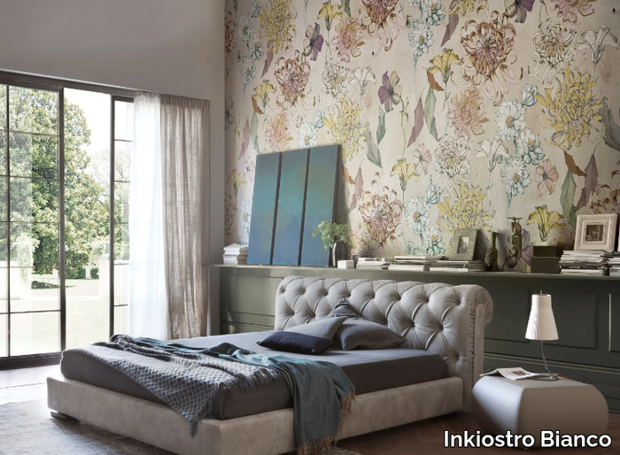 INFUSE - Panoramic wallpaper with floral pattern _ Inkiostro Bianco