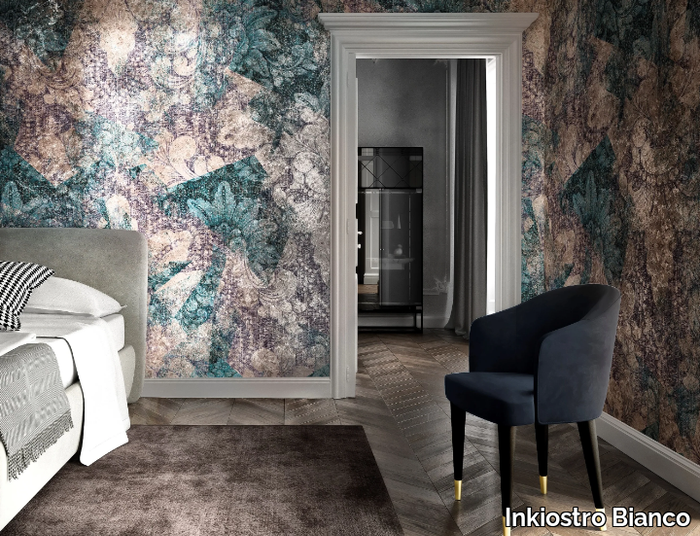 MASKAD - Gold leaf wallpaper _ Inkiostro Bianco