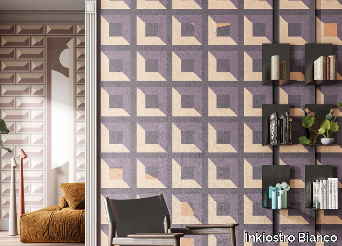 COFFER MANIA - Geometric wallpaper _ Inkiostro Bianco