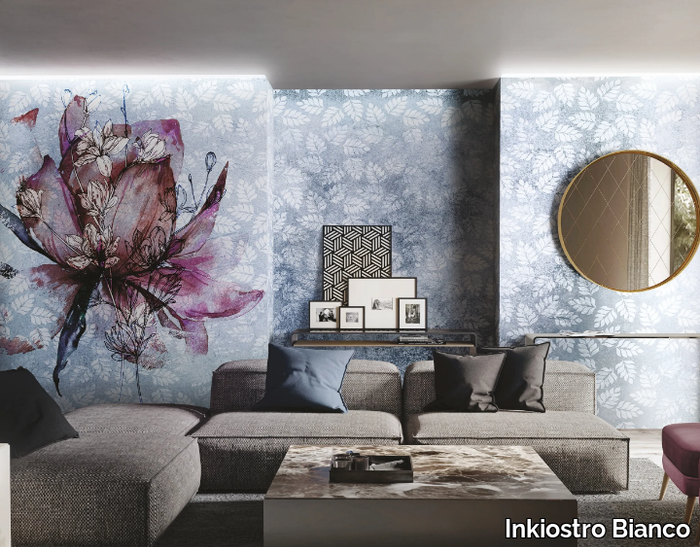 BREEZE - Panoramic wallpaper with floral pattern _ Inkiostro Bianco