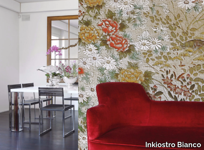 ÉVANTAIL - Panoramic wallpaper with floral pattern _ Inkiostro Bianco