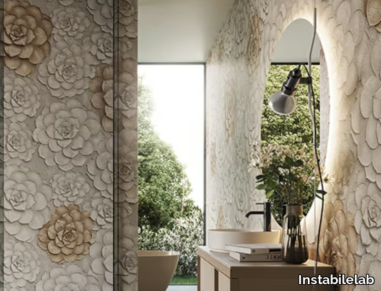 COOL - Wallpaper with floral pattern _ Instabilelab