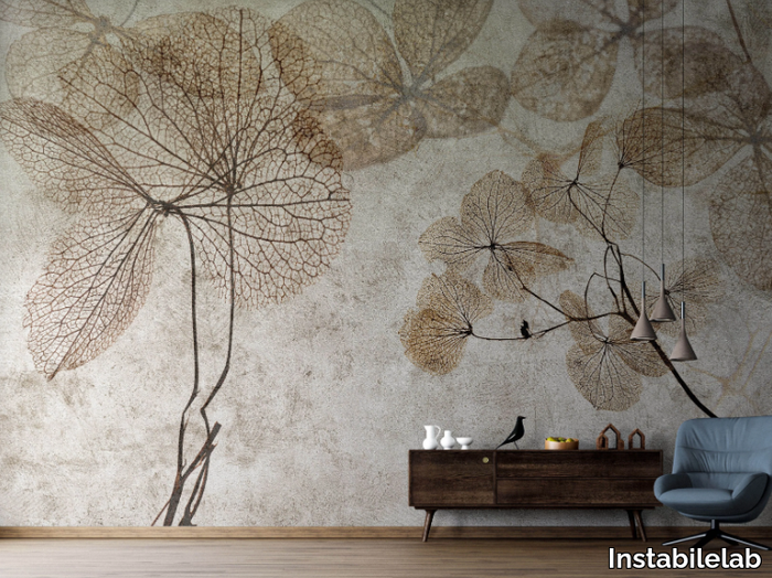 AGED - Wallpaper with floral pattern _ Instabilelab