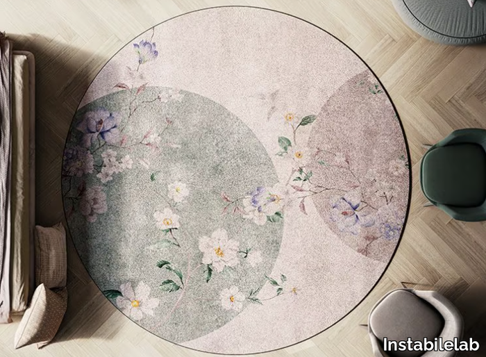 INTENSA - Rug with floral pattern _ Instabilelab