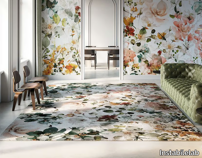 JARDIN - Rug with floral pattern _ Instabilelab