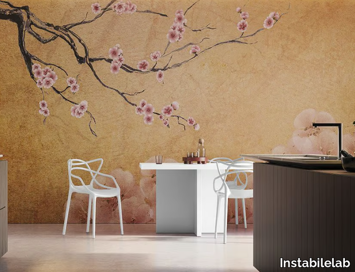 LA FIORITA - Wallpaper with floral pattern _ Instabilelab