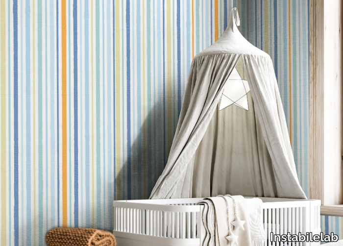 SHIRT - Striped washable kids wallpaper _ Instabilelab