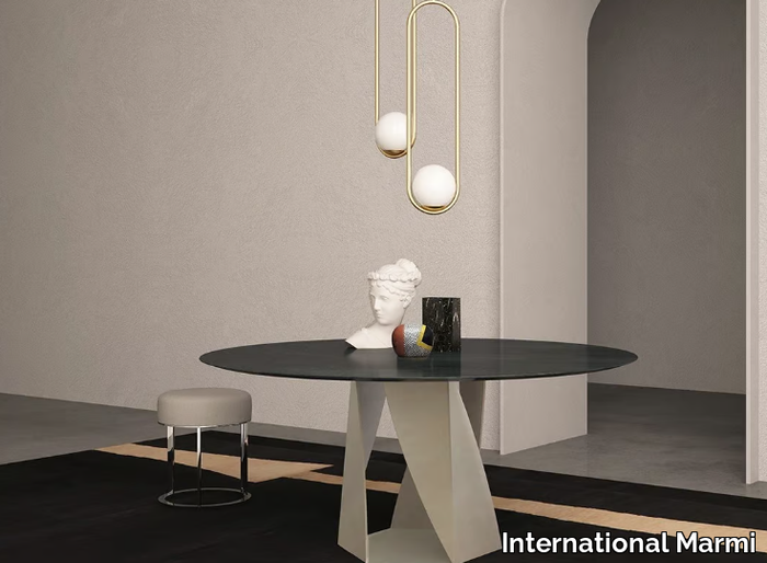 JUPITER - Round marble table _ International Marmi