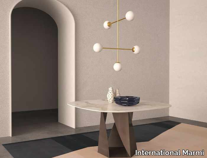 JUPITER - Oval marble table _ International Marmi