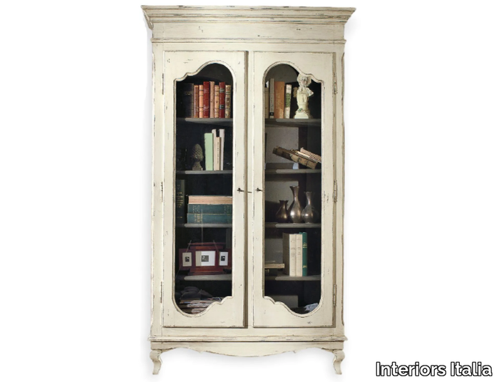 PR304 - Solid wood display cabinet _ Interiors Italia