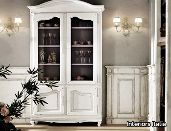 PR313 - Solid wood display cabinet _ Interiors Italia