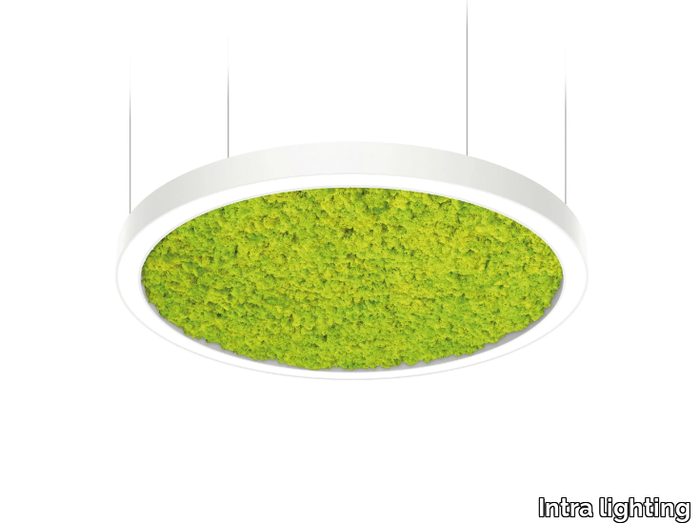 ACOUSTO ROUND S-SDI - LED acoustic Moss pendant lamp _ Intra lighting