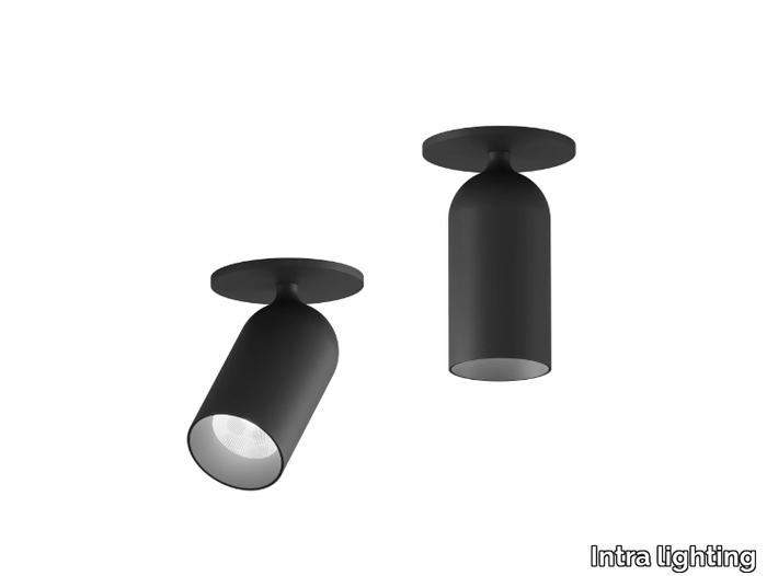 EYE C - Adjustable powder coated aluminium spotlight _ Intra lighting