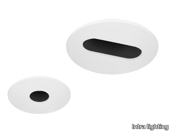 PIPES R SPOT/SLOT - Recessed LED round aluminium spotlight _ Intra lighting