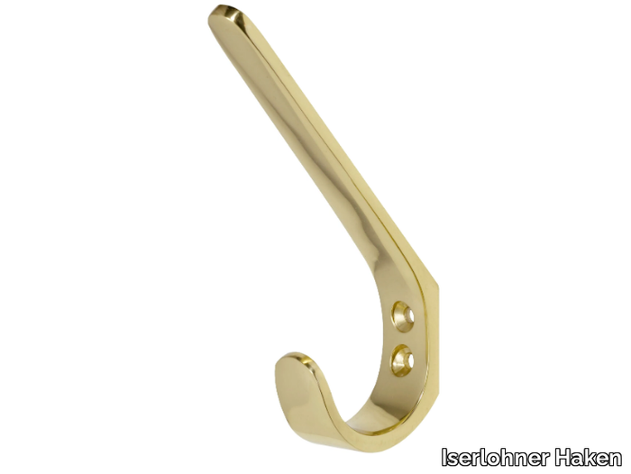 GELDERMANN - Brass Wall hook for hats _ Iserlohner Haken