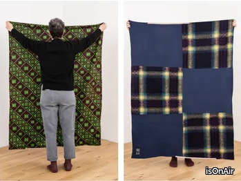 RE/PLAID 25/50 - Reversible wool and cotton blanket _ isOnAir