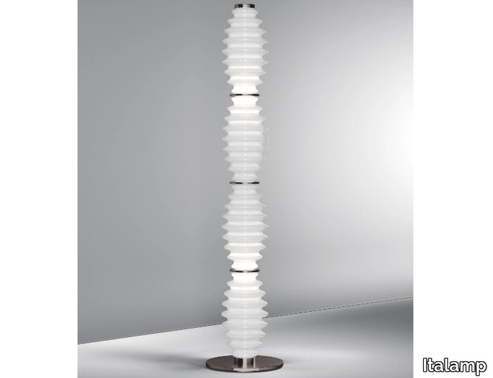 GRAND COLLIER - LED blown glass floor lamp _ Italamp