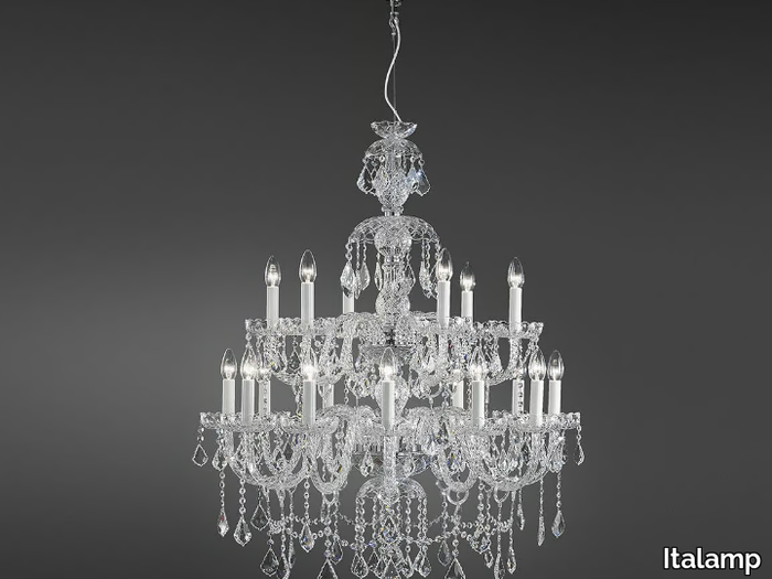 ROMANTIC - Crystal chandelier with Swarovski® Crystals _ Italamp