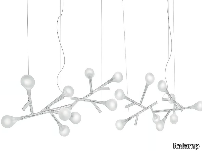 RAMI - LED blown glass pendant lamp _ Italamp