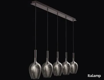 ROSÈ 3050/LS5 - LED blown glass pendant lamp _ Italamp