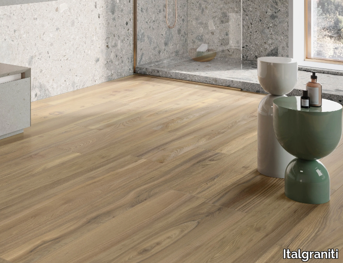 ALLURE OLMO FUMÉ - Porcelain stoneware wall/floor tiles with wood effect _ Italgraniti