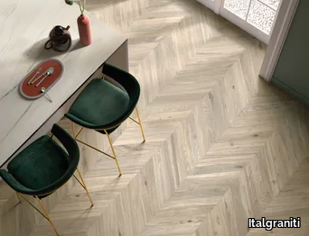 ALLURE ROVERE AMANDE - Porcelain stoneware wall/floor tiles with wood effect _ Italgraniti