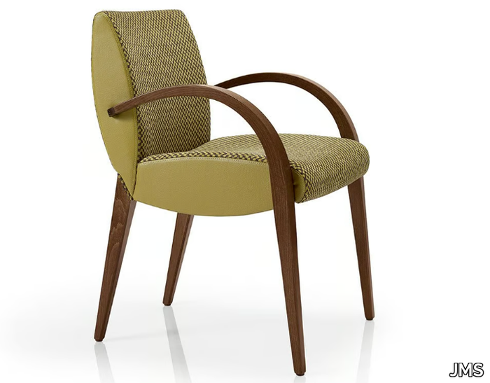 MAGEE - Fabric restaurant chair with armrests _ JMS