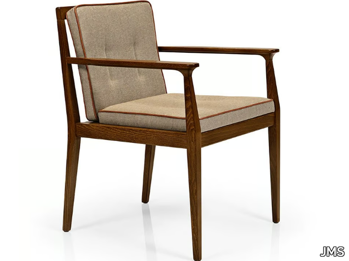 ANNIE M1103 - Upholstered wooden chair with armrests _ JMS