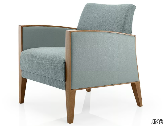 CASSIS - Fabric easy chair with armrests _ JMS