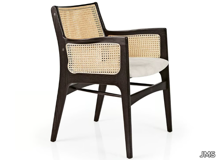 GEMMA M1085C - Wooden chair with armrests _ JMS