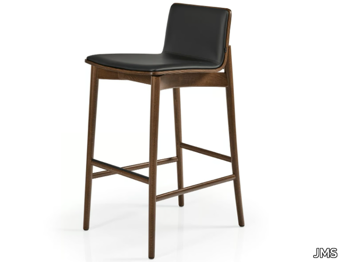 AVA M1167WU - High beech stool with integrated cushion _ JMS