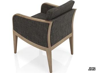 ELLEN - Fabric easy chair with armrests _ JMS