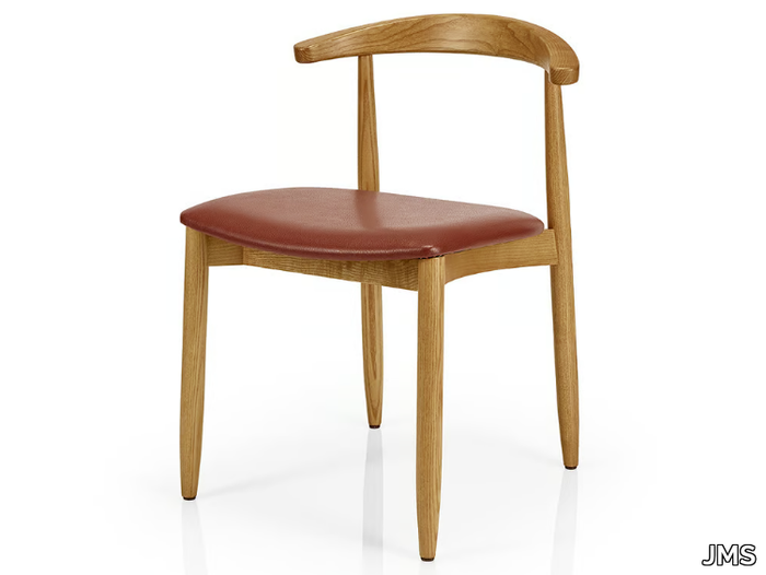 JOANNA - Wooden restaurant chair open back _ JMS