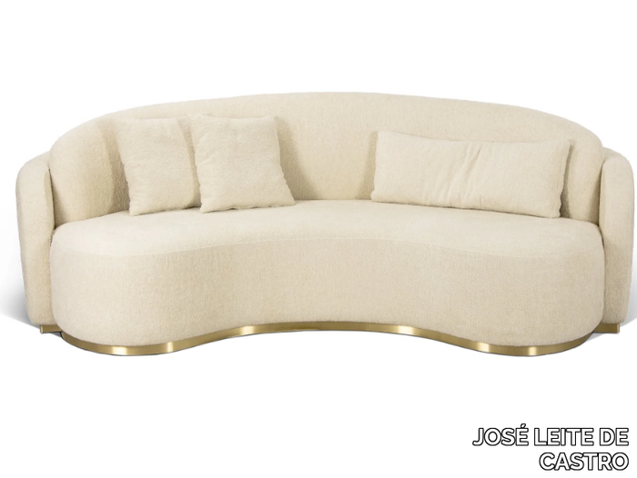 TAGARA - Curved 4 seater fabric sofa _ JOSÉ LEITE DE CASTRO