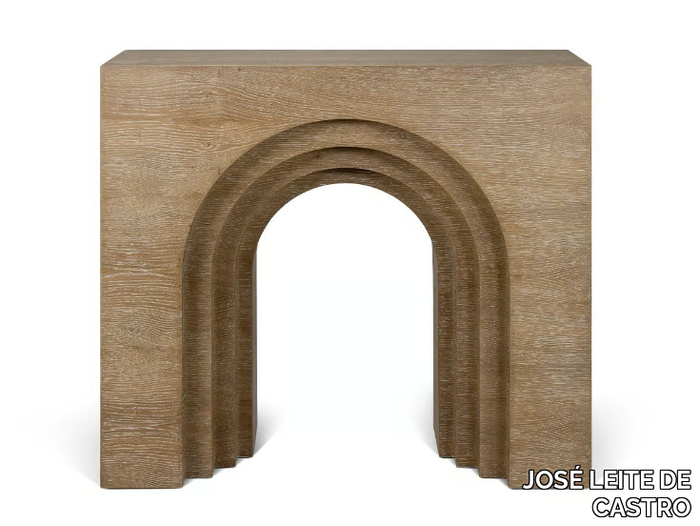 BRIDJE - Rectangular oak console table _ JOSÉ LEITE DE CASTRO