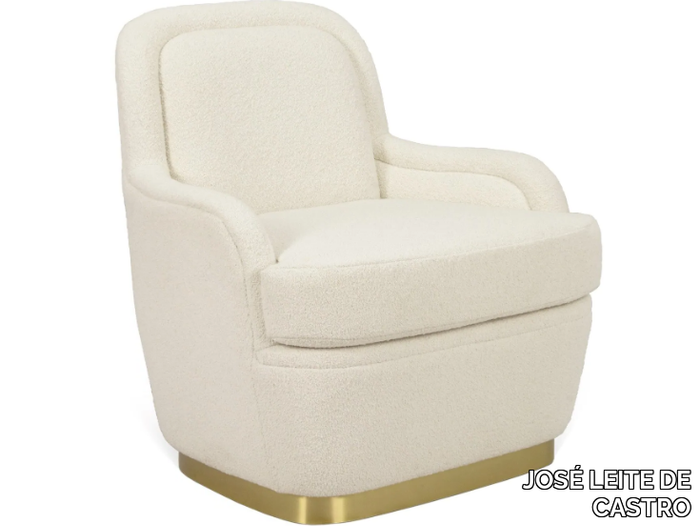 HUNTER - Fabric easy chair with armrests _ JOSÉ LEITE DE CASTRO