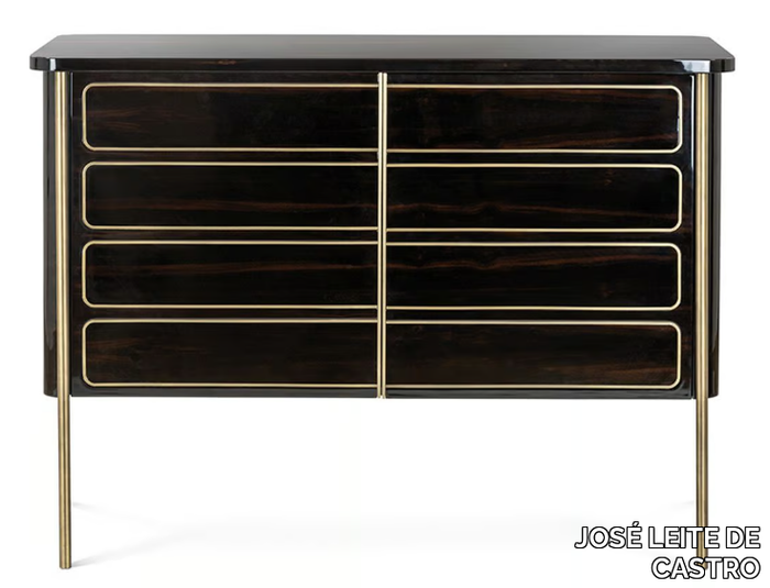 ARANA - Ebony sideboard with doors _ JOSÉ LEITE DE CASTRO