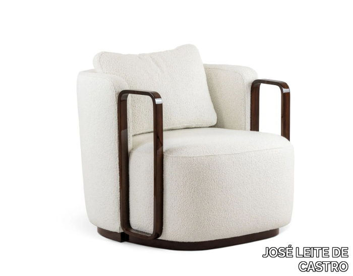BOHO II - Fabric armchair with armrests _ JOSÉ LEITE DE CASTRO