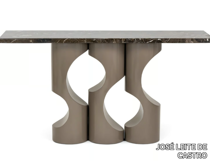 MOKARA - Rectangular marble console table _ JOSÉ LEITE DE CASTRO