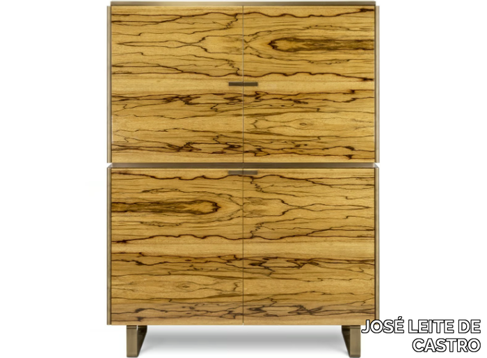 TAGUS - Frake wood highboard with doors _ JOSÉ LEITE DE CASTRO