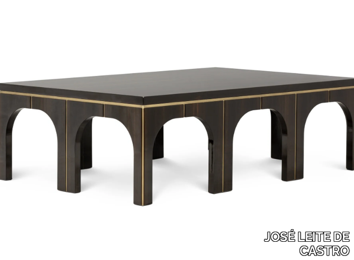 ENEIA - Rectangular ebony coffee table _ JOSÉ LEITE DE CASTRO