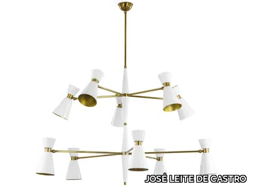 MOON - Brass chandelier _ JOSÉ LEITE DE CASTRO